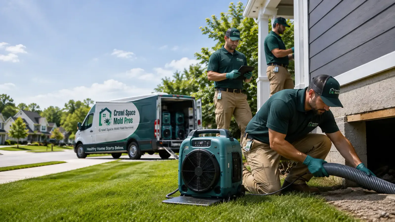 Crawl Space Mold Removal in Columbus, NC